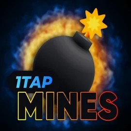 1Tap Mines game by Turbo Games – logo hosted on Glorion Casino