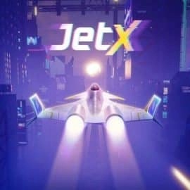 jetX online game logo by SmartSoft on glorionscasino.it