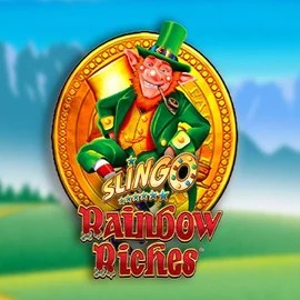 Slingo Rainbow Riches slot visual from Gaming Realms available on glorionscasino.it