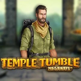 Temple Tumble Megaways slot logo by Relax Gaming at Glorion Casino