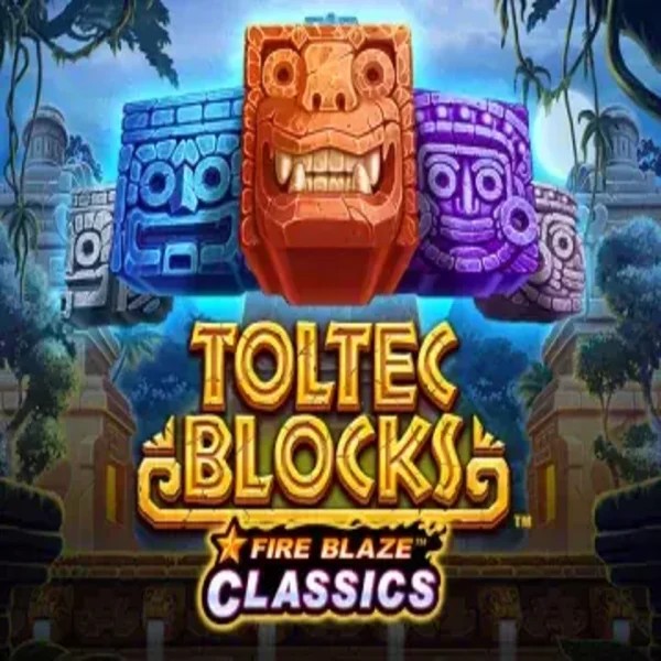 Fire Blaze: Toltec Blocks online game logo by Rarestone Gaming on glorionscasino.it