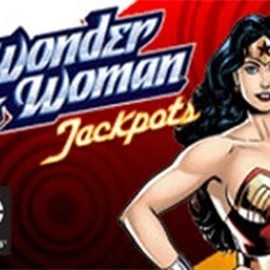 Wonder Woman Jackpots logo by Amaya at Glorion Casino